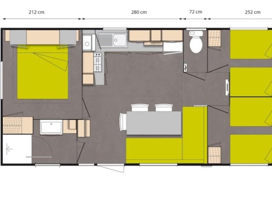Mobilhome 6 personnes - O'hara 834 11