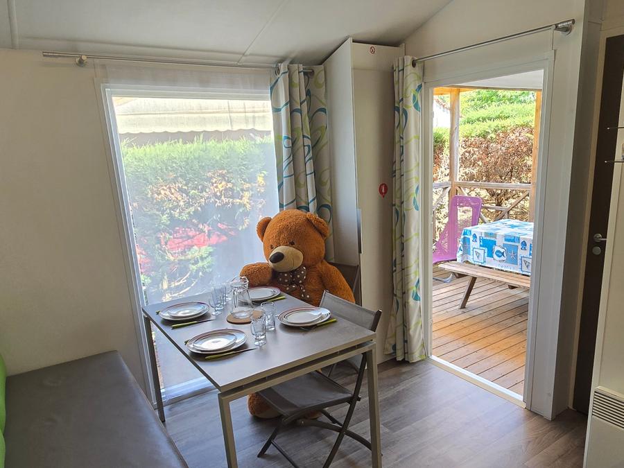 Mobilhome 4 personnes - Mobil-home MALAGA Confort avec terrasse intégrée 8 m² 4 pers 8