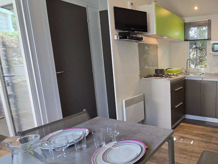 Mobilhome 4 personnes - Mobil-home MALAGA Confort avec terrasse intégrée 8 m² 4 pers 7