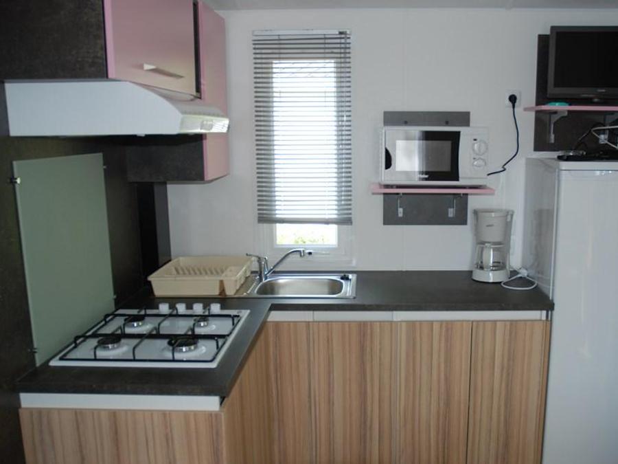 Mobilhome 4 personnes - Mobil-home MALAGA Confort avec terrasse intégrée 8 m² 4 pers 3