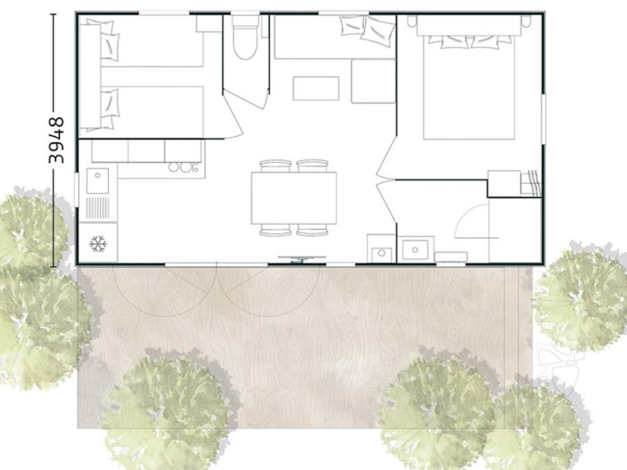 Mobilhome 4 personnes - Famille 16
