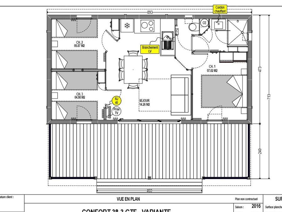 Chalet 6 personnes - Cottage 3 chambres 5