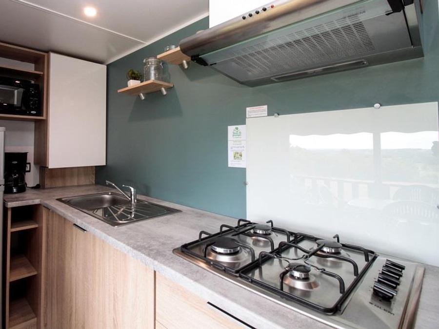 Mobilhome 6 personnes - Saint Cirq Lapopie - 3 chambres - Terrasse couverte 4
