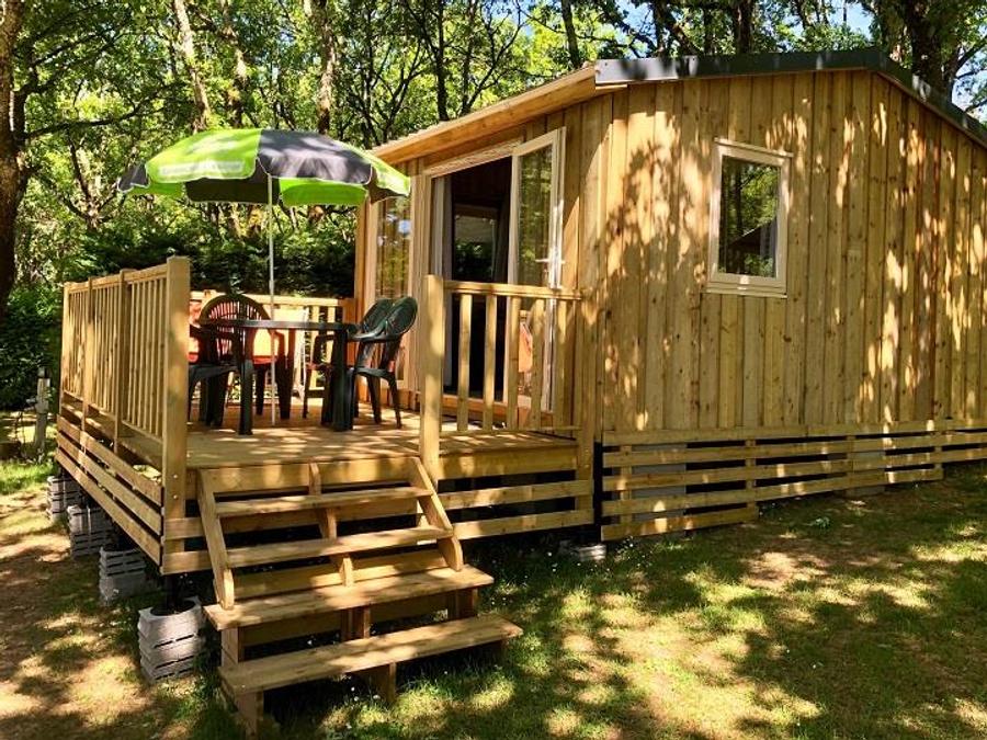 Chalet 5 personnes - Cottage Martel - 2 chambres - sans sanitaires, sans chauffage - terrasse non couverte 0