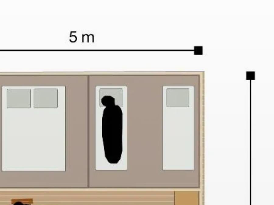 Tente en toile et en bois 4 personnes - Tente Lodge - sans sanitaires, sans chauffage - 2 chambres 3