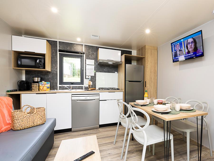 Mobilhome 6 personnes - Premium Lacave - 2 ch - TV - clim - LV - 2 SDB 2
