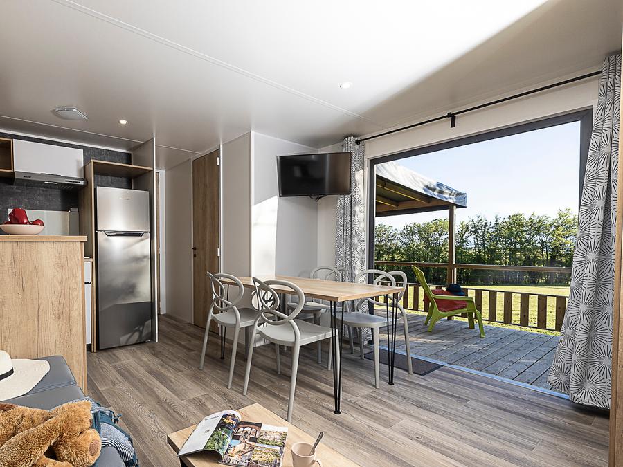 Mobilhome 8 personnes - Premium Lacave - (3 ch) - TV - clim - LV - 2 SDB 2