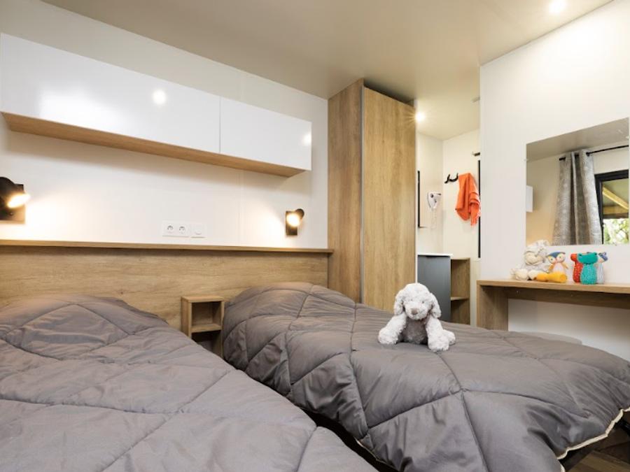 Mobilhome 4 personnes - Cottage Select TV LV Clim - 2 Ch / 2 Salles d'eau - 4 pers. 3