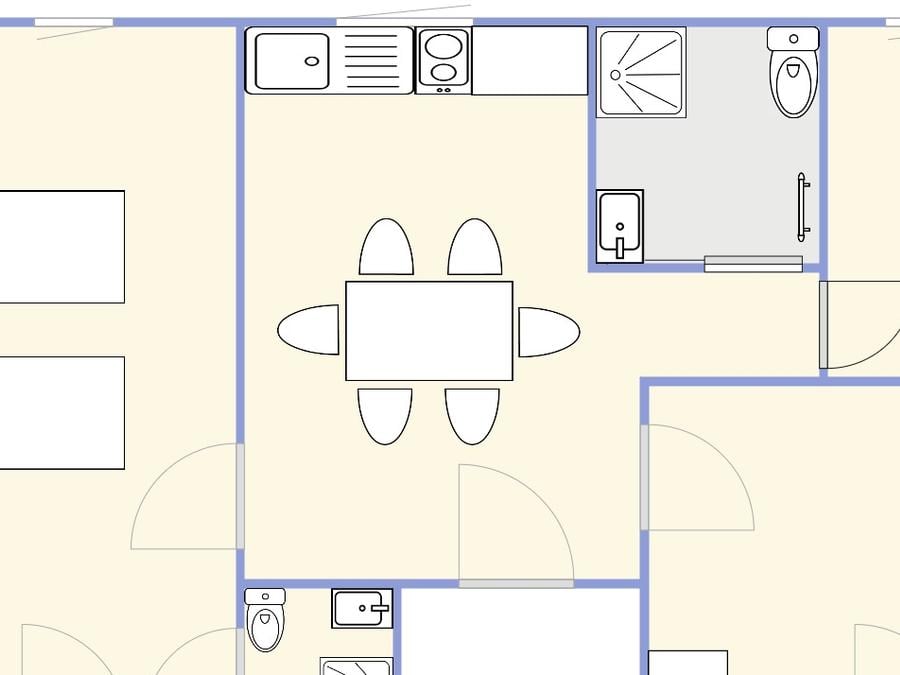 Gîte 6 personnes - 3 chambres 4