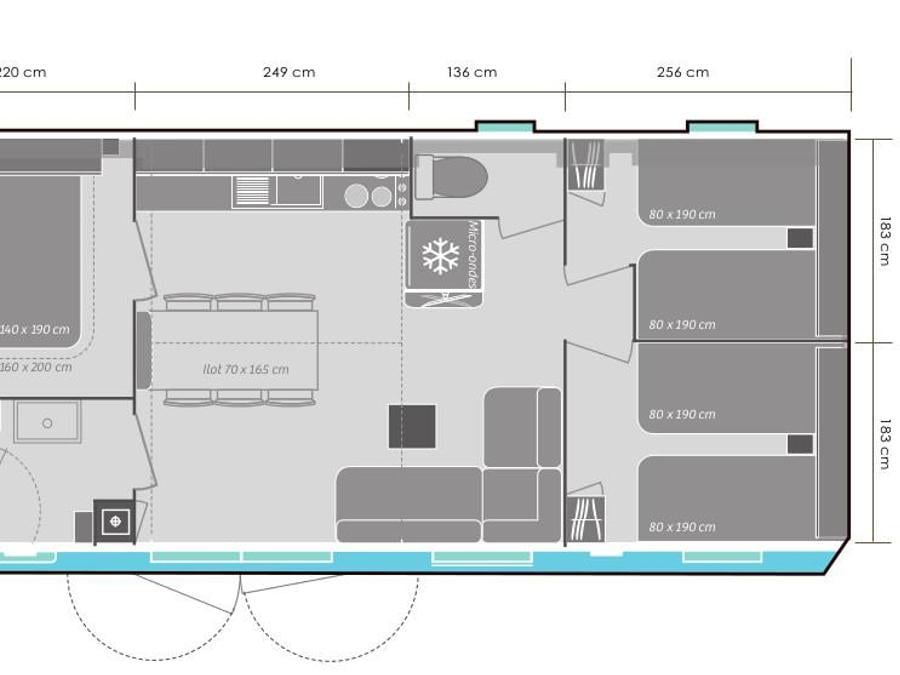 Mobilhome 6 personnes - SEQUOIA 5