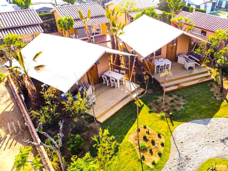 Tente en toile et en bois 4 personnes - Glamping Mar 4 pers 3