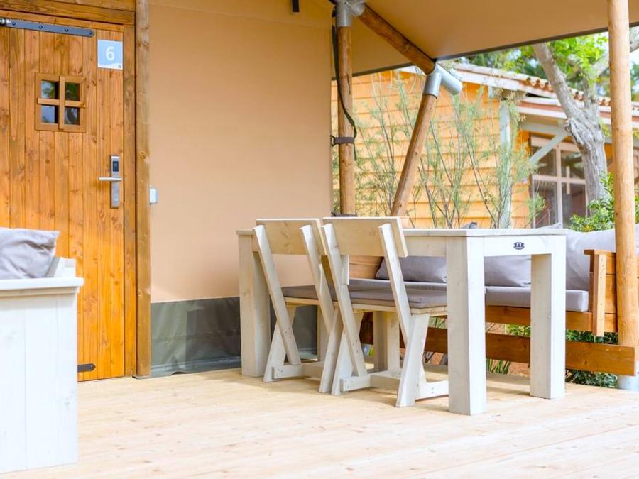Tente en toile et en bois 4 personnes - Glamping Mar 4 pers 4