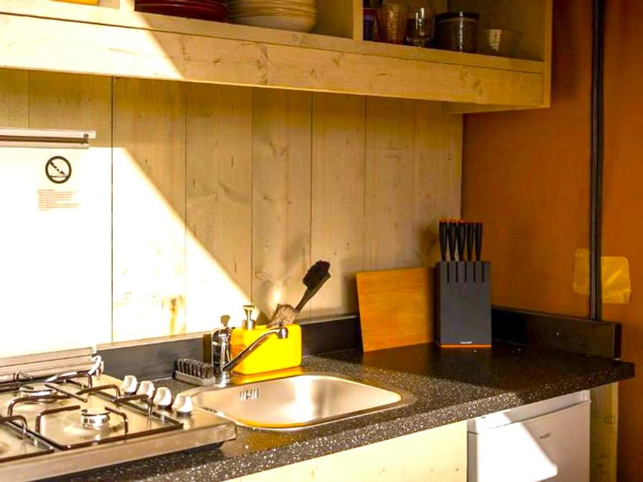 Tente en toile et en bois 4 personnes - Glamping Mar 4 pers 8
