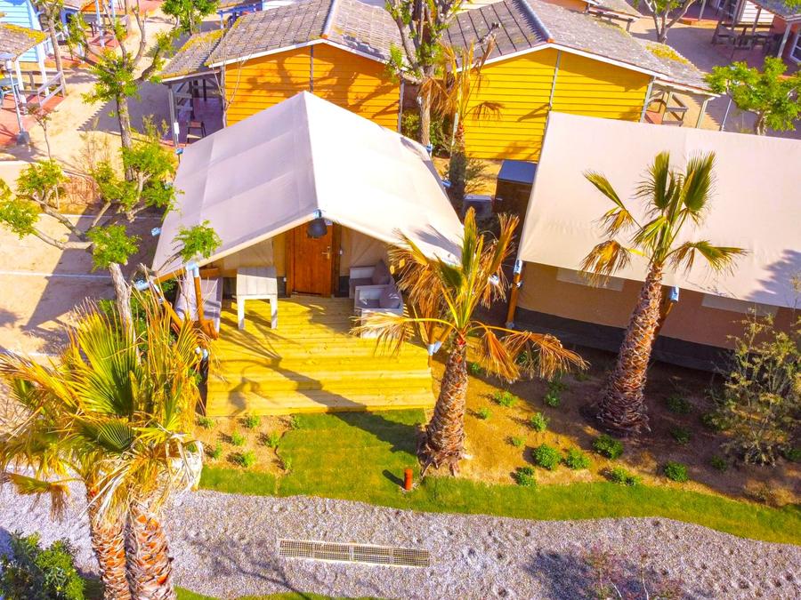 Tente en toile et en bois 2 personnes - Glamping Mar 2 pers 5