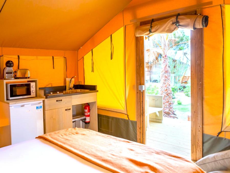 Tente en toile et en bois 2 personnes - Glamping Mar 2 pers 8