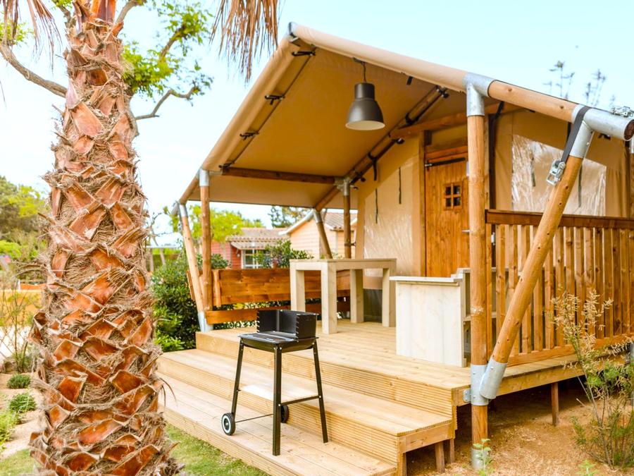 Tente en toile et en bois 2 personnes - Glamping Mar 2 pers 2