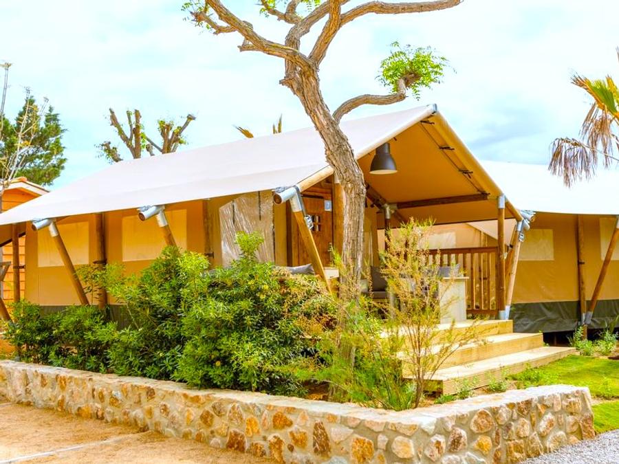 Tente en toile et en bois 2 personnes - Glamping Mar 2 pers 3