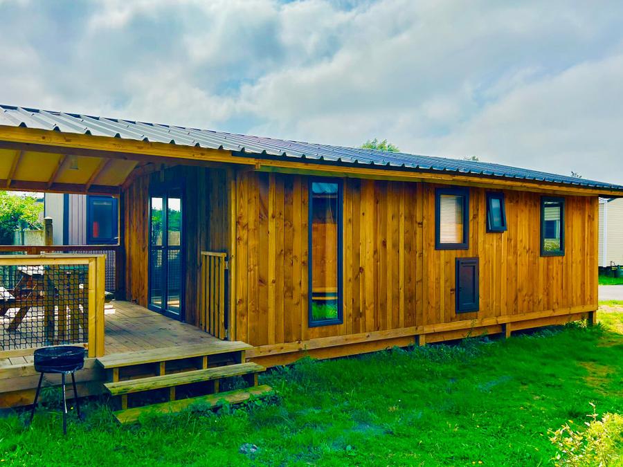 Lodge 4 personnes - ECO LODGE 2 chambres 1 lit double / 2 lits simples / 1 lit pont 5