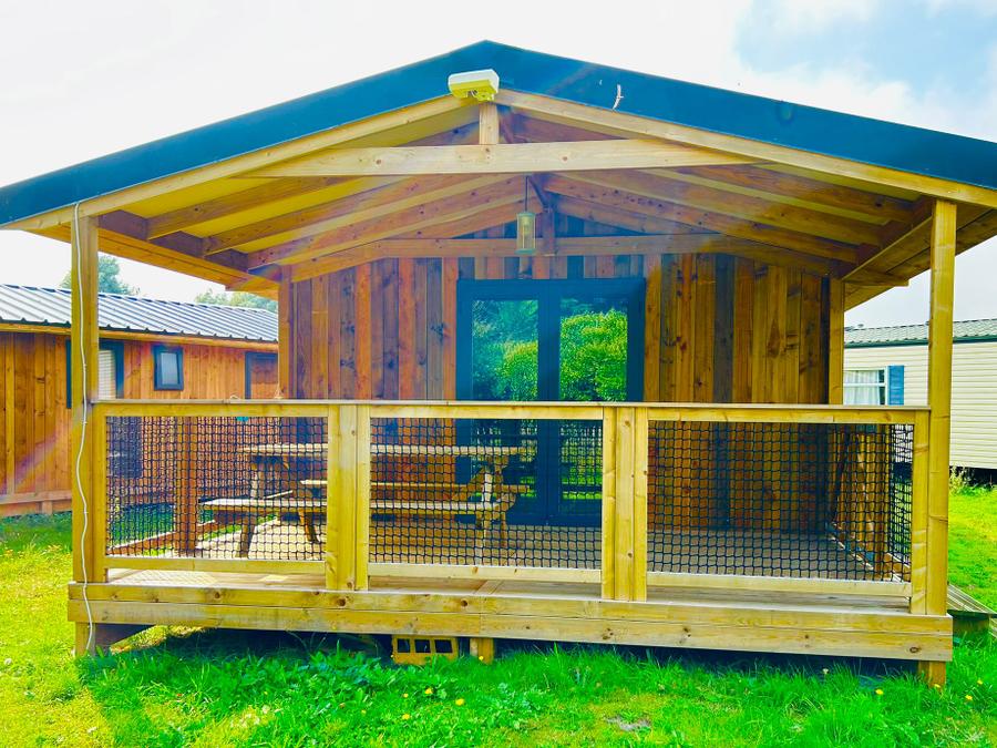 Lodge 4 personnes - ECO LODGE 2 chambres 1 lit double / 2 lits simples / 1 lit pont 6