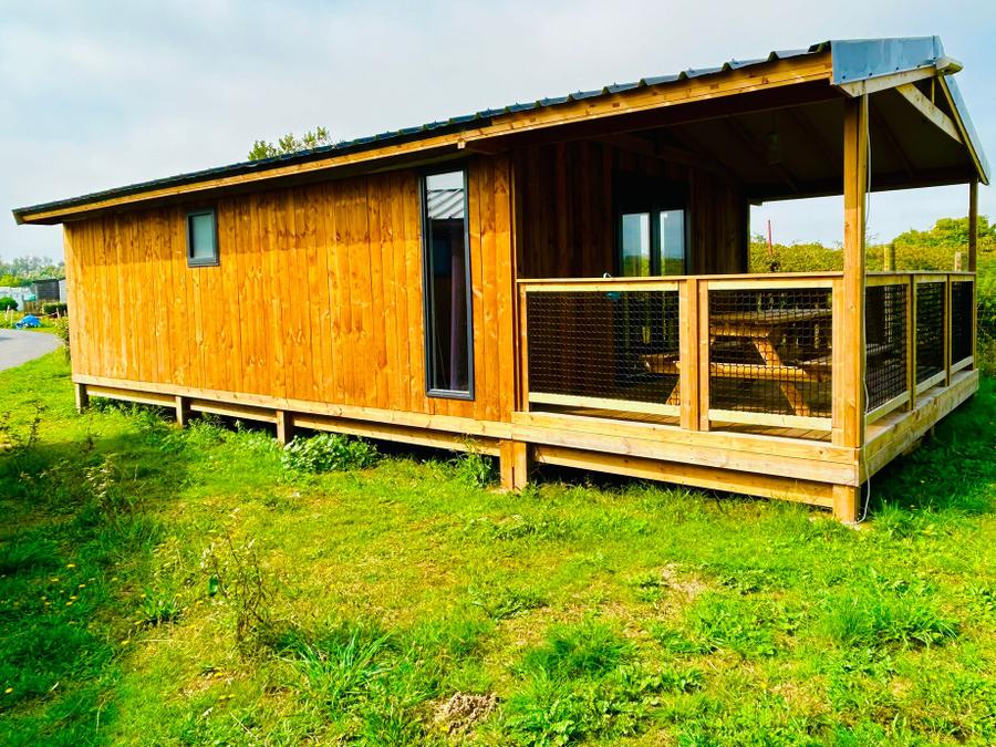 Lodge 4 personnes - ECO LODGE 2 chambres 1 lit double / 2 lits simples / 1 lit pont 7