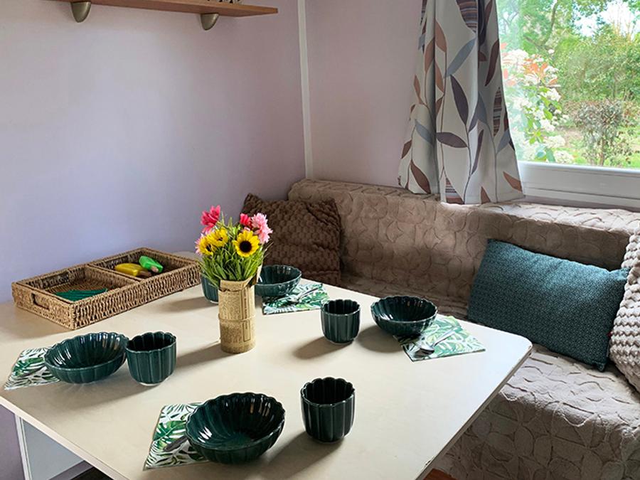 Mobilhome 4 personnes - MALIN 20m² - 2 chambres - climatisation - terrasse 4