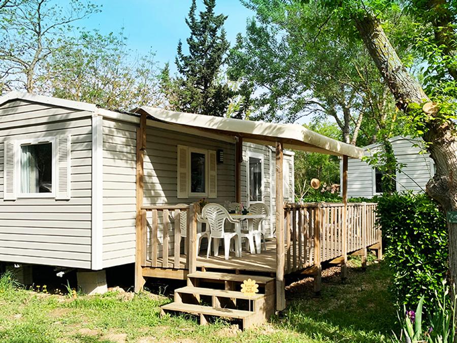 Mobilhome 4 personnes - WELCOME 27m² - 2 chambres - TV - climatisation - terrasse 0