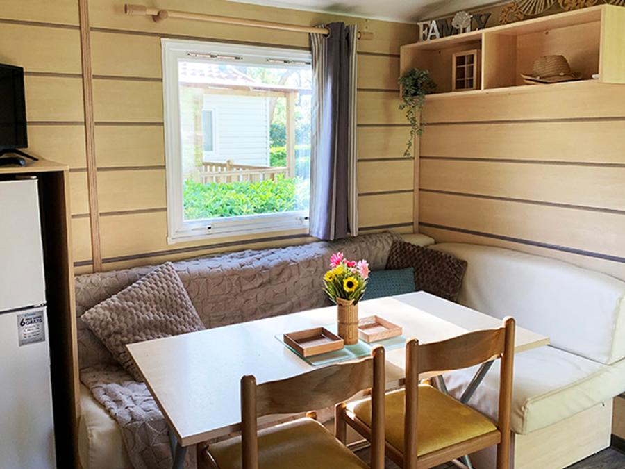Mobilhome 4 personnes - WELCOME 27m² - 2 chambres - TV - climatisation - terrasse 4