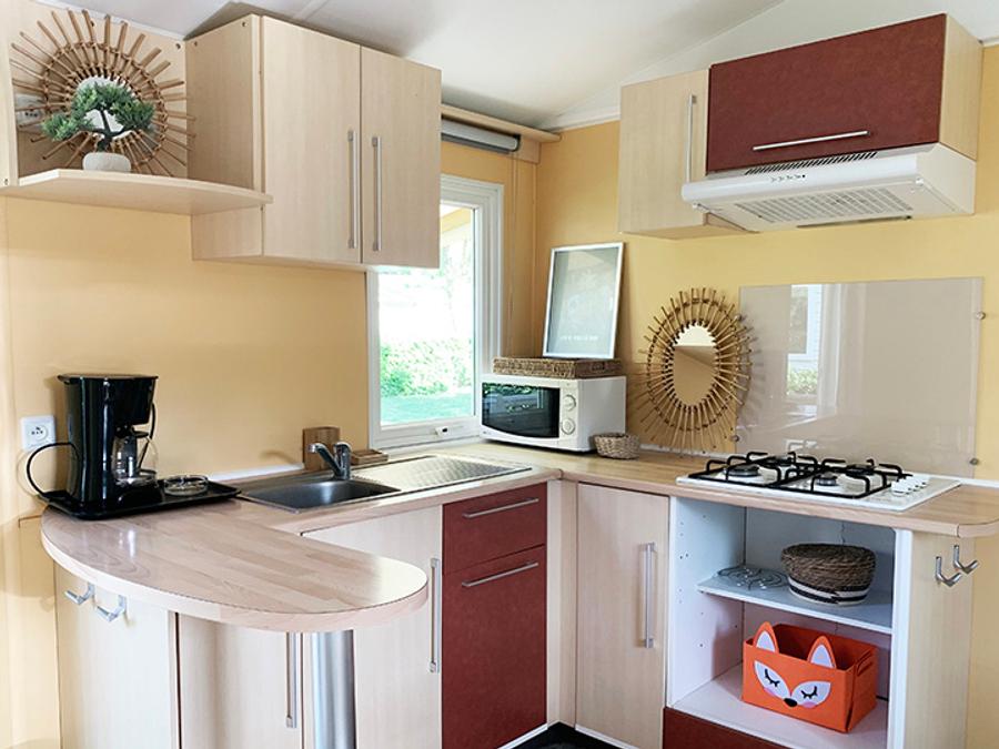 Mobilhome 4 personnes - WELCOME 27m² - 2 chambres - TV - climatisation - terrasse 3