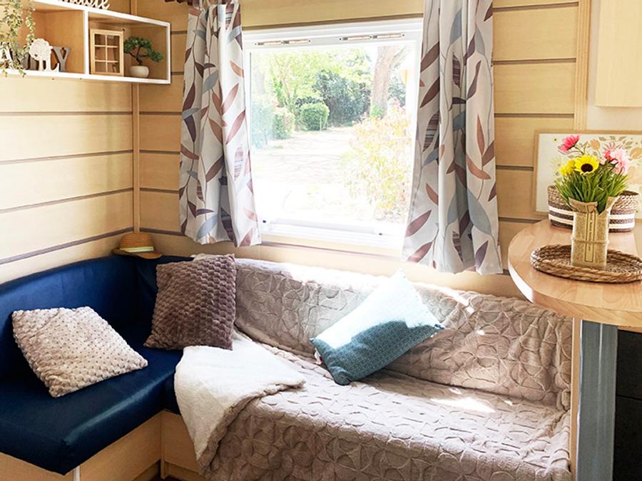 Mobilhome 6 personnes - WELCOME 32m² - 3 chambres - TV - climatisation - terrasse 6