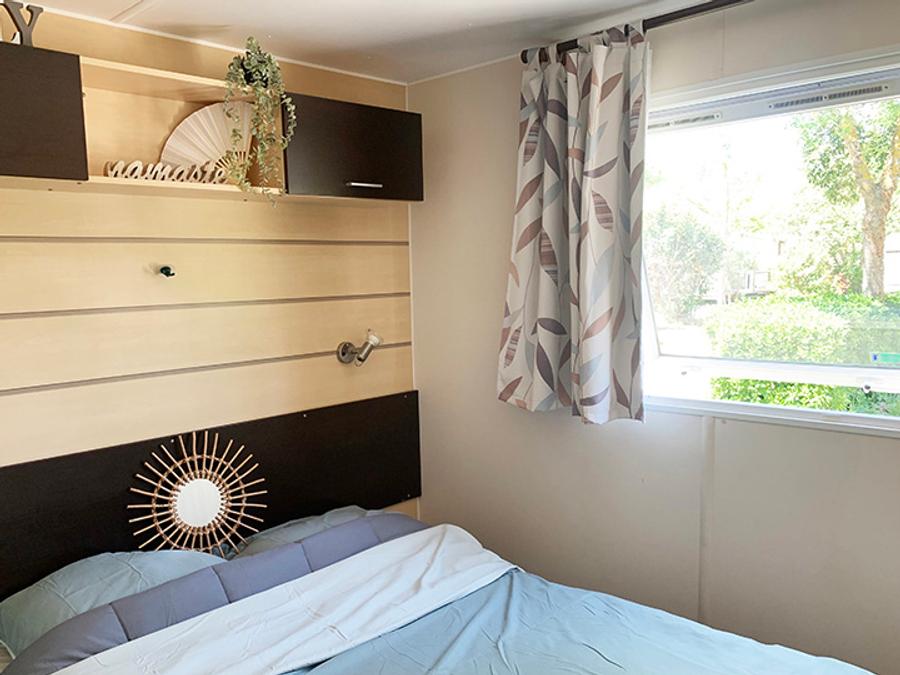 Mobilhome 6 personnes - WELCOME 32m² - 3 chambres - TV - climatisation - terrasse 9