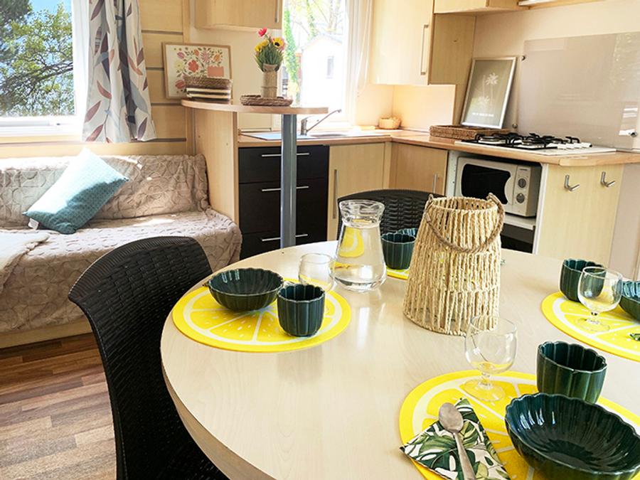 Mobilhome 6 personnes - WELCOME 32m² - 3 chambres - TV - climatisation - terrasse 5