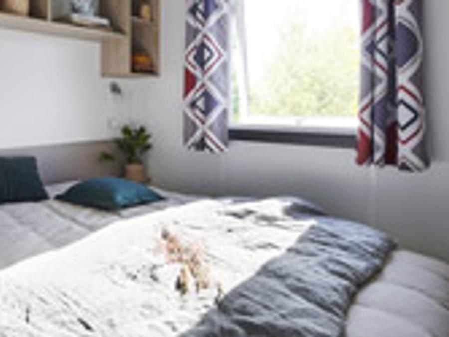 Mobilhome 4 personnes - PREMIUM 30m² - 2 chambres - TV - lave-vaisselle - climatisation - terrasse 7
