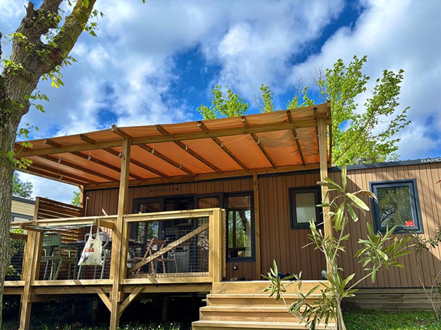 Mobilhome 6 personnes - PREMIUM 32m² - 3 chambres - TV - lave-vaisselle - climatisation - terrasse 0