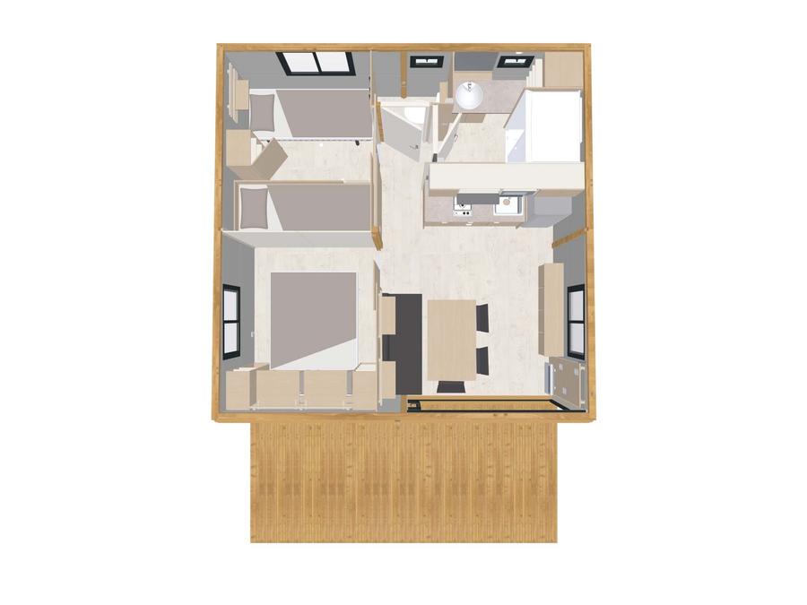 Chalet 5 personnes - Cosy - Quartier Piéton 5
