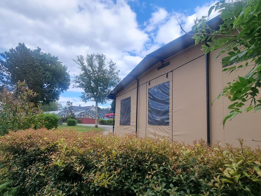 Tente en toile et en bois 6 personnes - Chalet Toilé Prémium 7