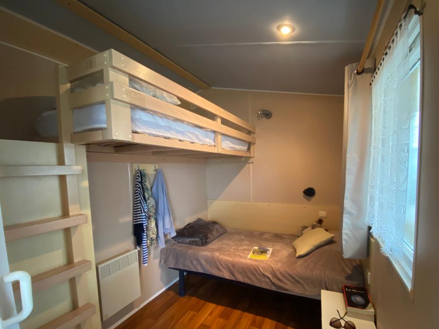 Mobilhome 4 personnes - Mobilhome adapté personne à mobilité réduite- 2CH 1SDB-TV 4