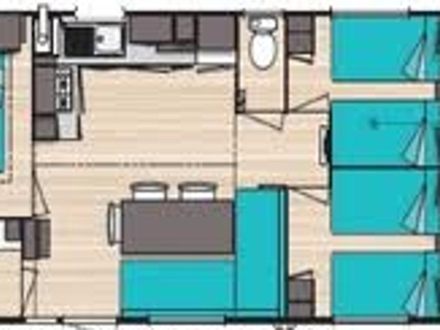 Mobilhome 6 personnes - O'HARA O'PHEA 834 4
