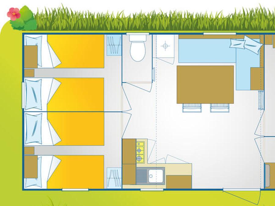 Mobilhome 7 personnes - Happy Premium 13