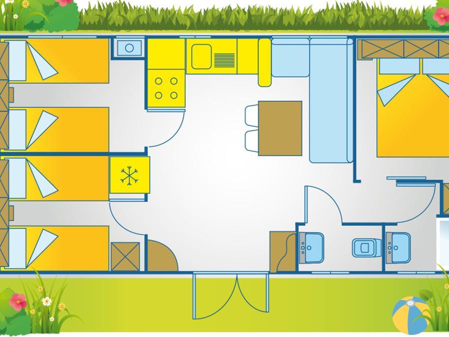 Mobilhome 7 personnes - Happy Plus 7