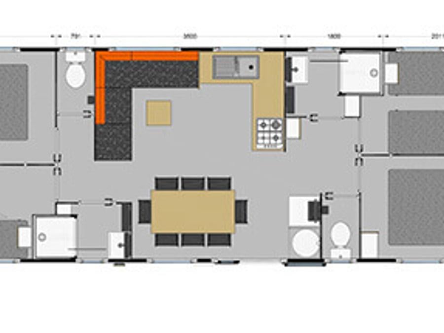 Mobilhome 8 personnes - Saint Emilion 3