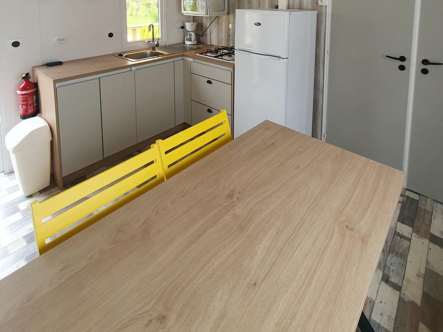 Mobilhome 4 personnes - Mobil Home Pomerol climatisé 2