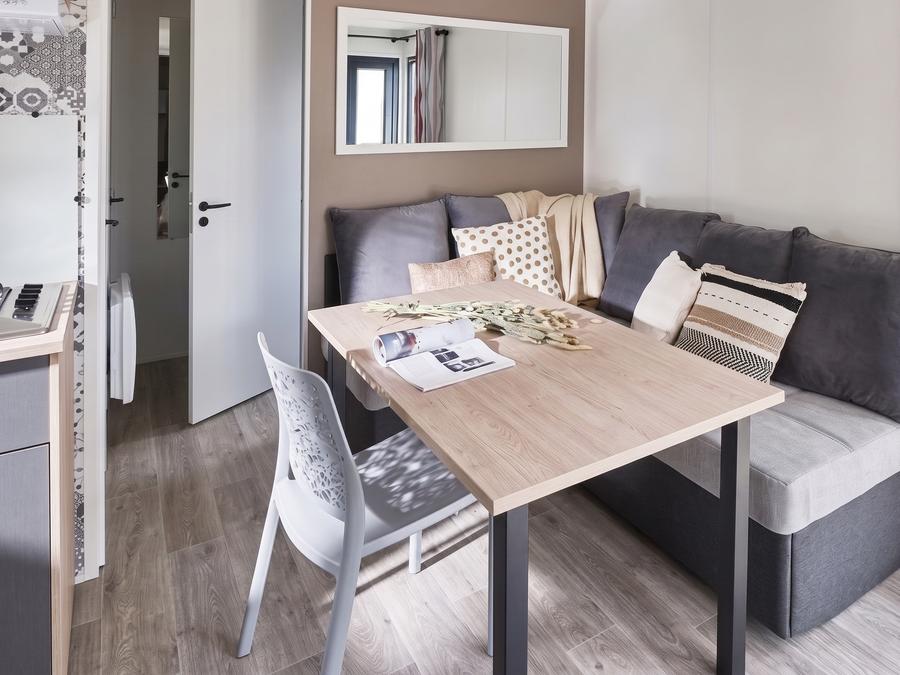 Mobilhome 6 personnes - CONFORT - 3 chambres - TV - CLIM - LV 1