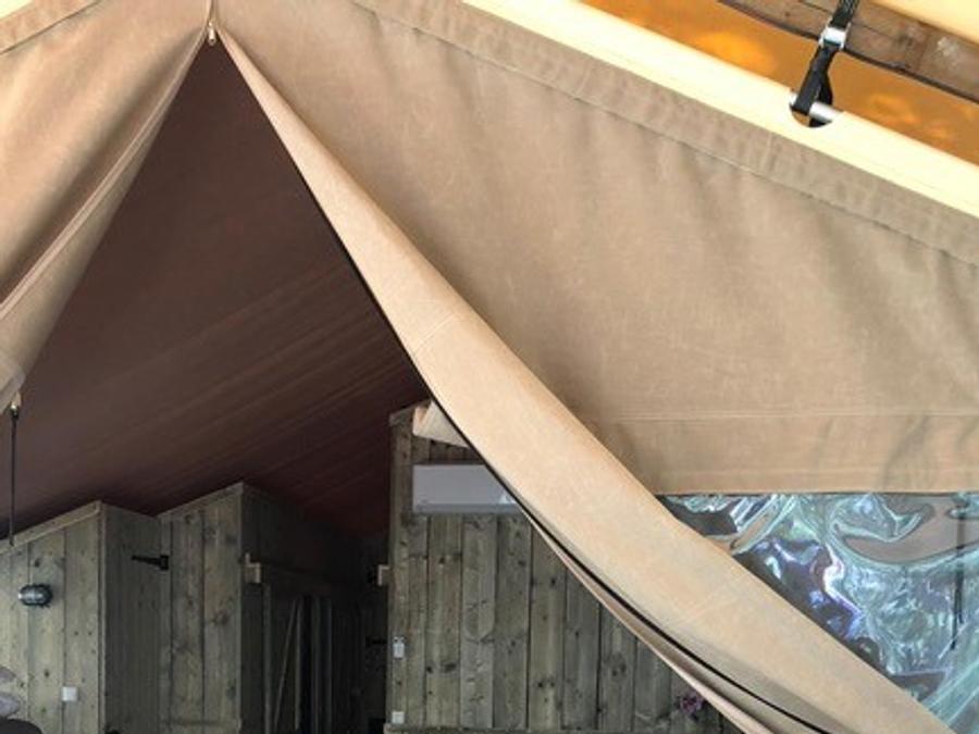 Tente en toile et en bois 5 personnes - Tente Glamping 2 2
