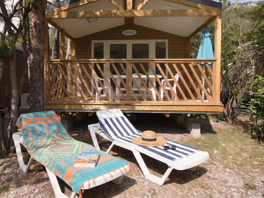 Mobilhome 6 personnes - LOGGIA BAY vue rivière - 2 chambres - TV - CLIM - LV 0