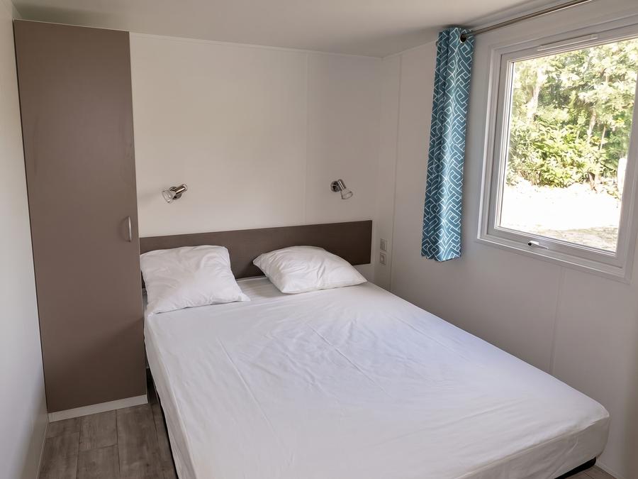 Mobilhome 6 personnes - LOGGIA BAY vue rivière - 2 chambres - TV - CLIM - LV 4