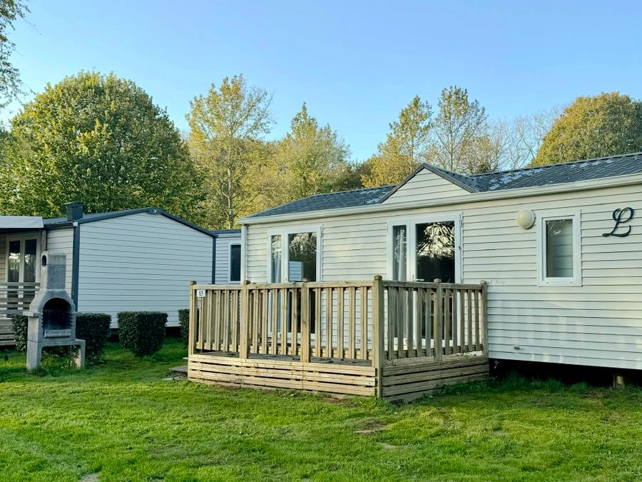 Mobilhome 4 personnes - Confort 27m² dont terrasse 2 chambres + TV 6