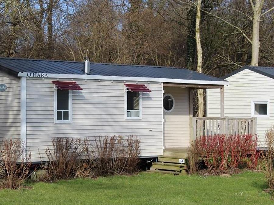 Mobilhome 4 personnes - Confort 27m² dont terrasse 2 chambres + TV 0