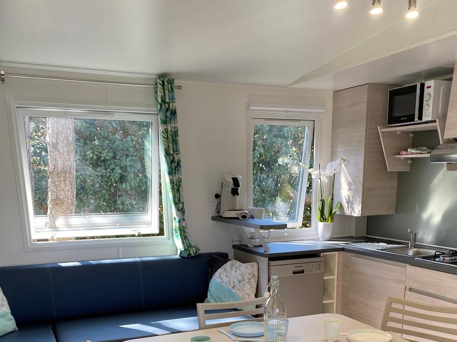 Mobilhome 6 personnes - Homeflower Premium 3 chambres avec terrasse couverte + Lave Vaisselle 0