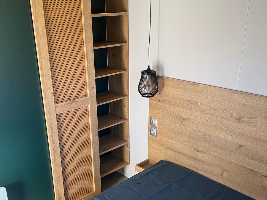Mobilhome 6 personnes - 35m² Premium (3ch-6pers) + Terrasse + TV + LV 3