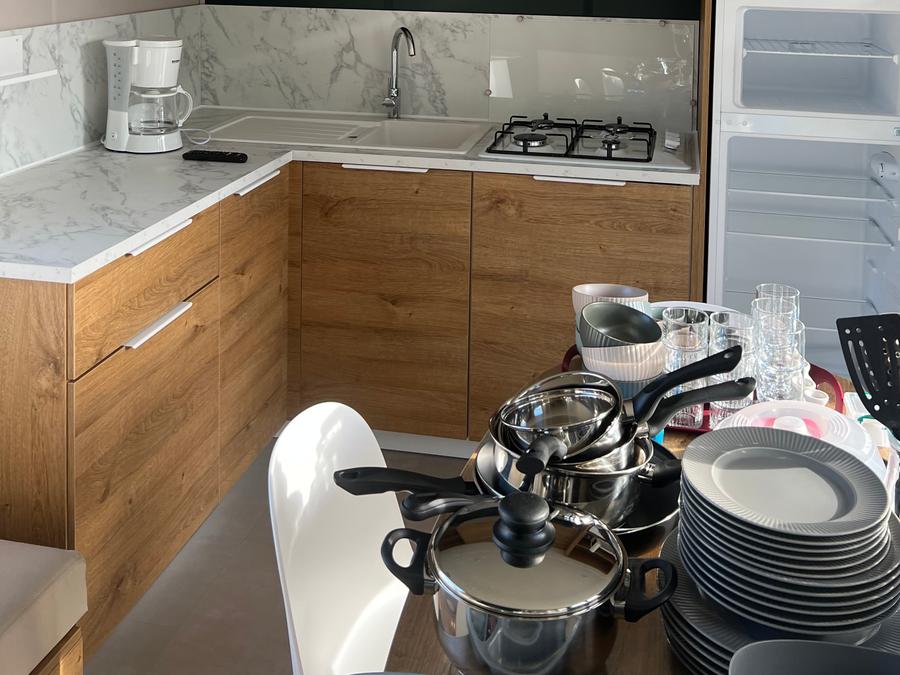 Mobilhome 6 personnes - 35m² Premium (3ch-6pers) + Terrasse + TV + LV 2